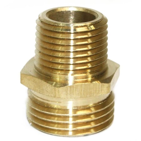 3/4 Inch GHT Male X 1/2 Inch Male NPT Hose Fitting